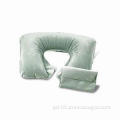 Inflatable Neck Pillow with Pouch, Available in Various Colors